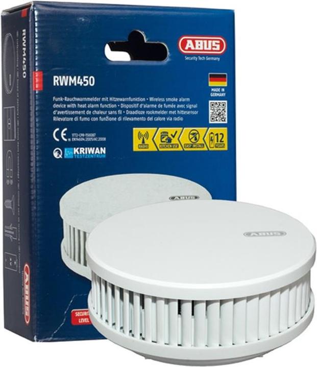 Image du produit Abus Détecteurs de fumée et de chaleur par radio