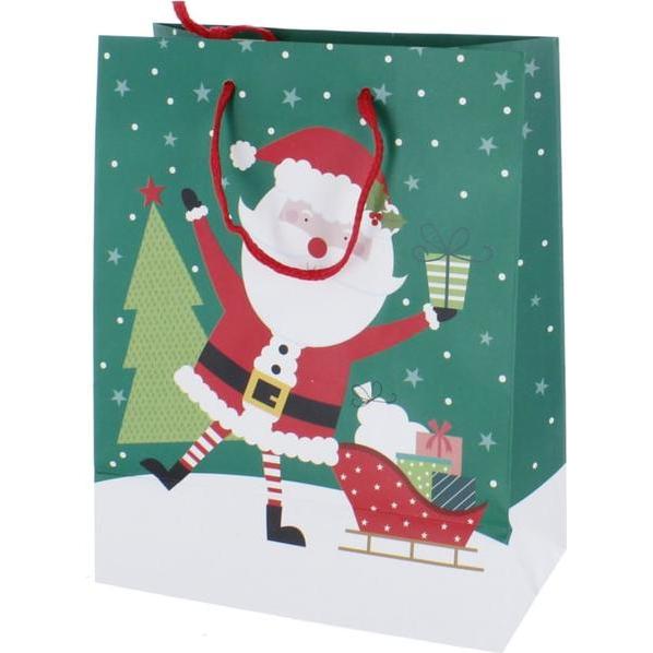 MICA Living, Geschenkverpackung, Geschenktasche Nikolaus - ca. 17,5 x 9,5 x 22,5 cm (Geschenktüte, 1 x)