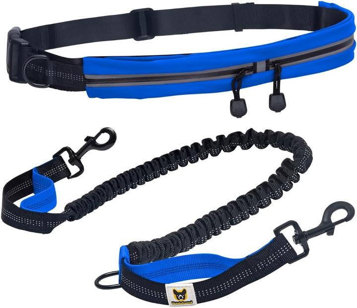 Hundefreund Elastische Joggingleine mit gepolstertem Bauchgurt (Hund,  Jogging)