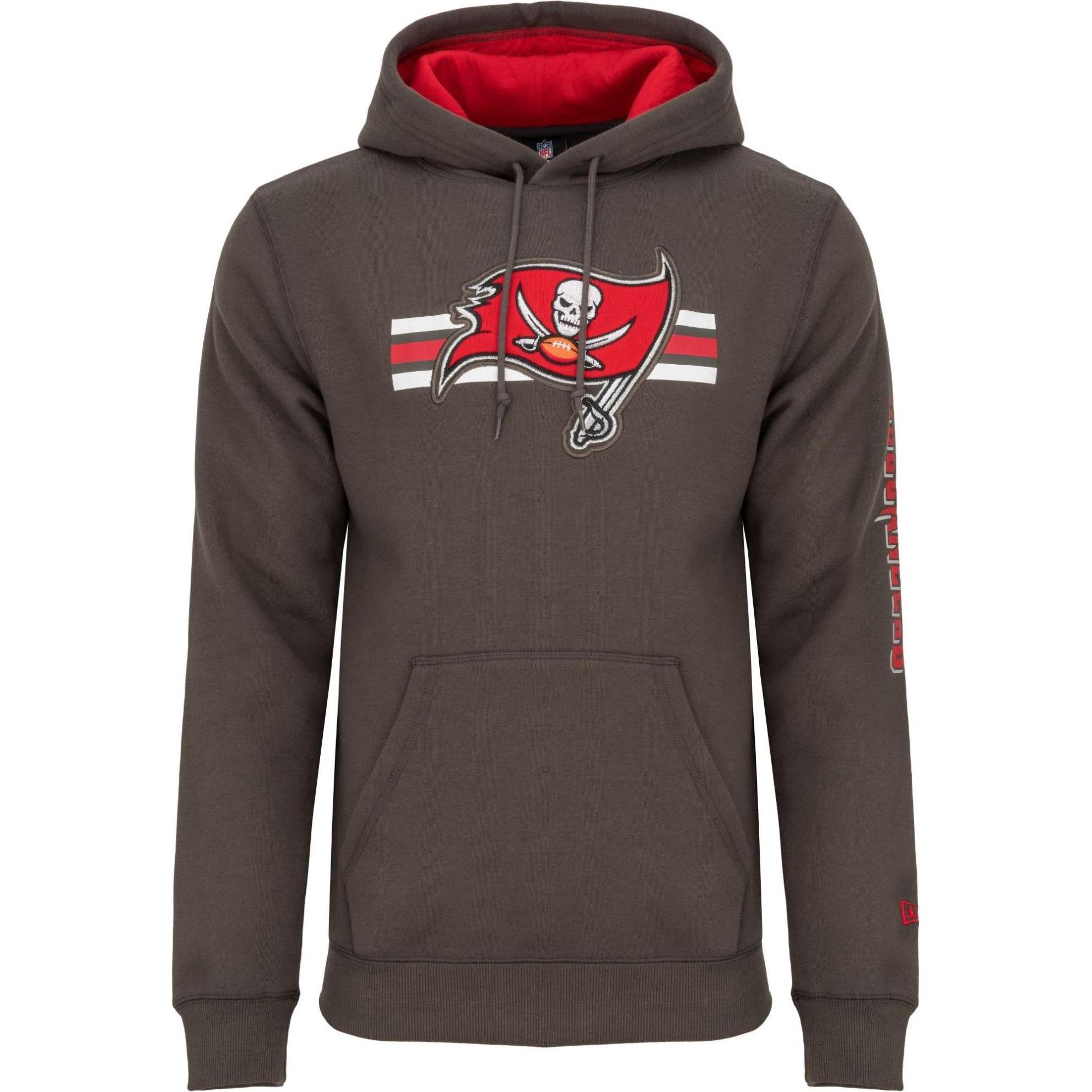 New Era, Herren, Pullover, Fleece Hoody - NFL SIDELINE Tampa Bay Buccaneers - S, Grau, (S)