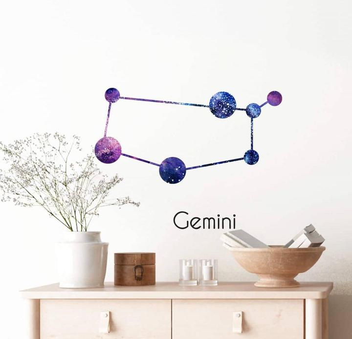 Actual product image Trenddeko Constellation Gemini - Twins (30 x 21 cm)