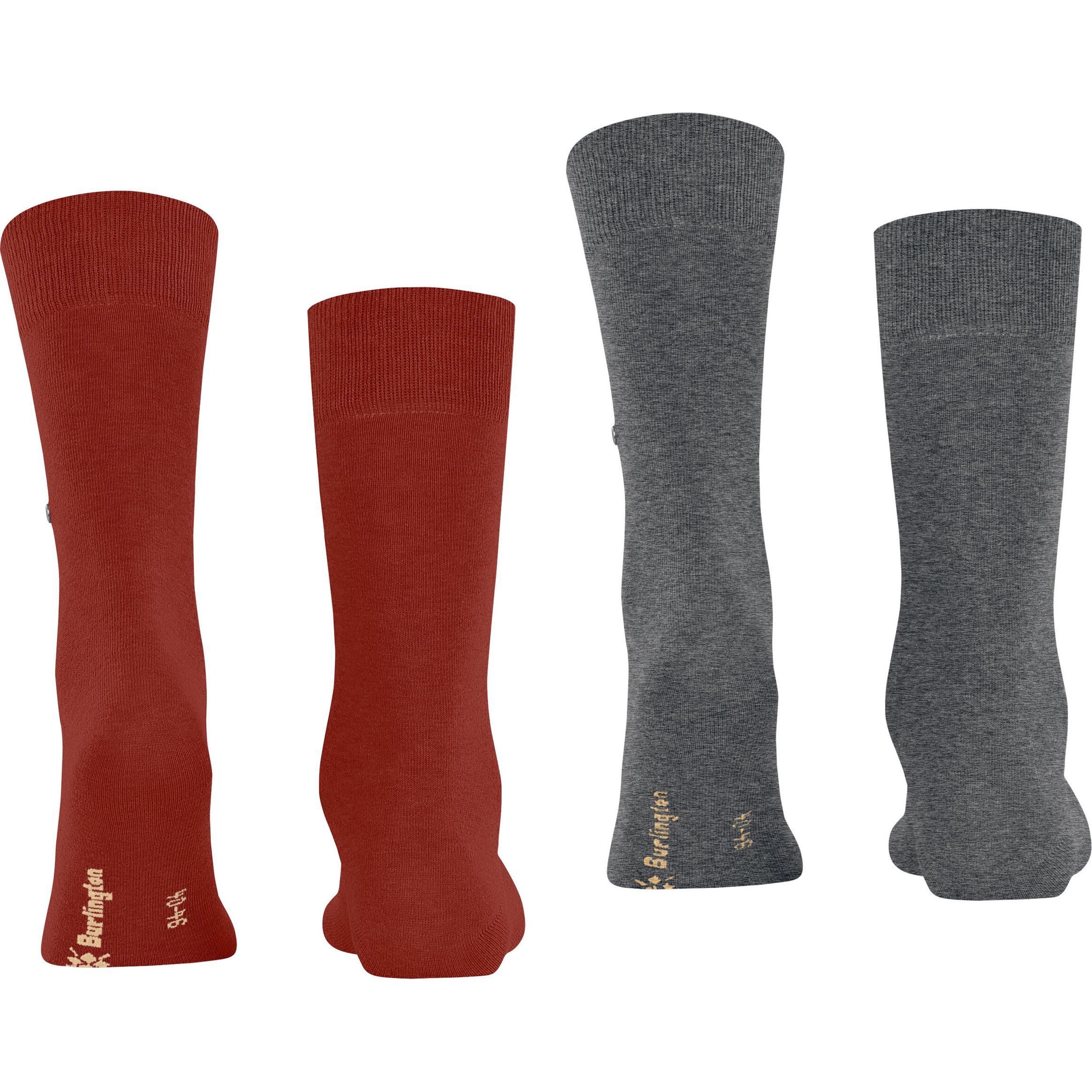 Thumbnail - Burlington, Herren, Socken, Socken Casual, Orange, (40 - 46)