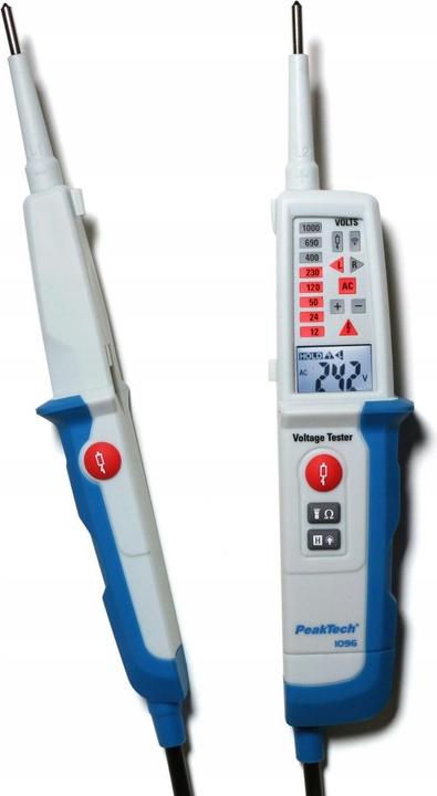Produktbild Peaktech P 1096 Zweipoliger AC/DC-Spannungsprüfer (CAT III 1000V, CAT IV 600V, Spannungsprüfer)