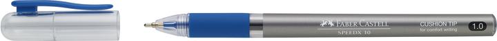 Immagine prodotto Faber-Castell SPEEDX - Penna a sfera (Argento, Azzurro, 1x)