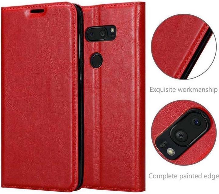 Actual product image Cadorabo Book Invisible Magnet Cover (LG V35 ThinQ)