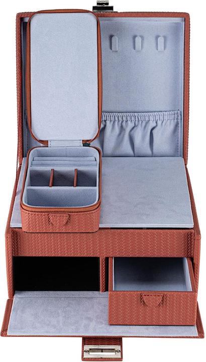 Actual product image Windrose 803948.03 - Jewellery case M with insert Corbello terracotta