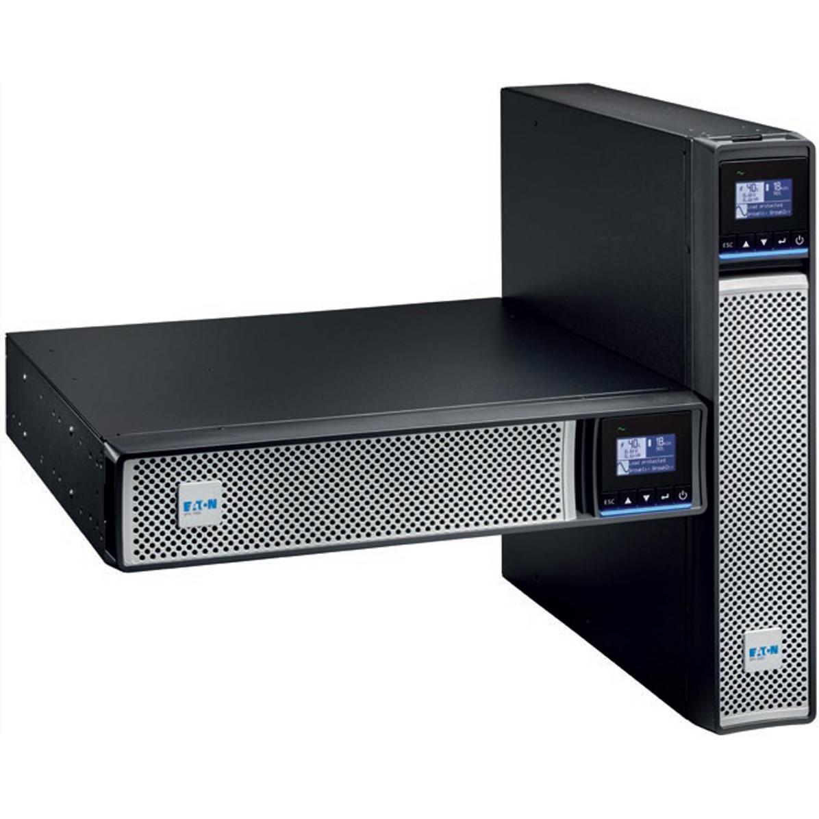 Thumbnail - Eaton 5PX 2200I 2200VA/2200W Tower/Rack 2U optional SNMP or MS Ralais card 5 min Runtime (2200 VA, 2200 W, Line-Interakt...