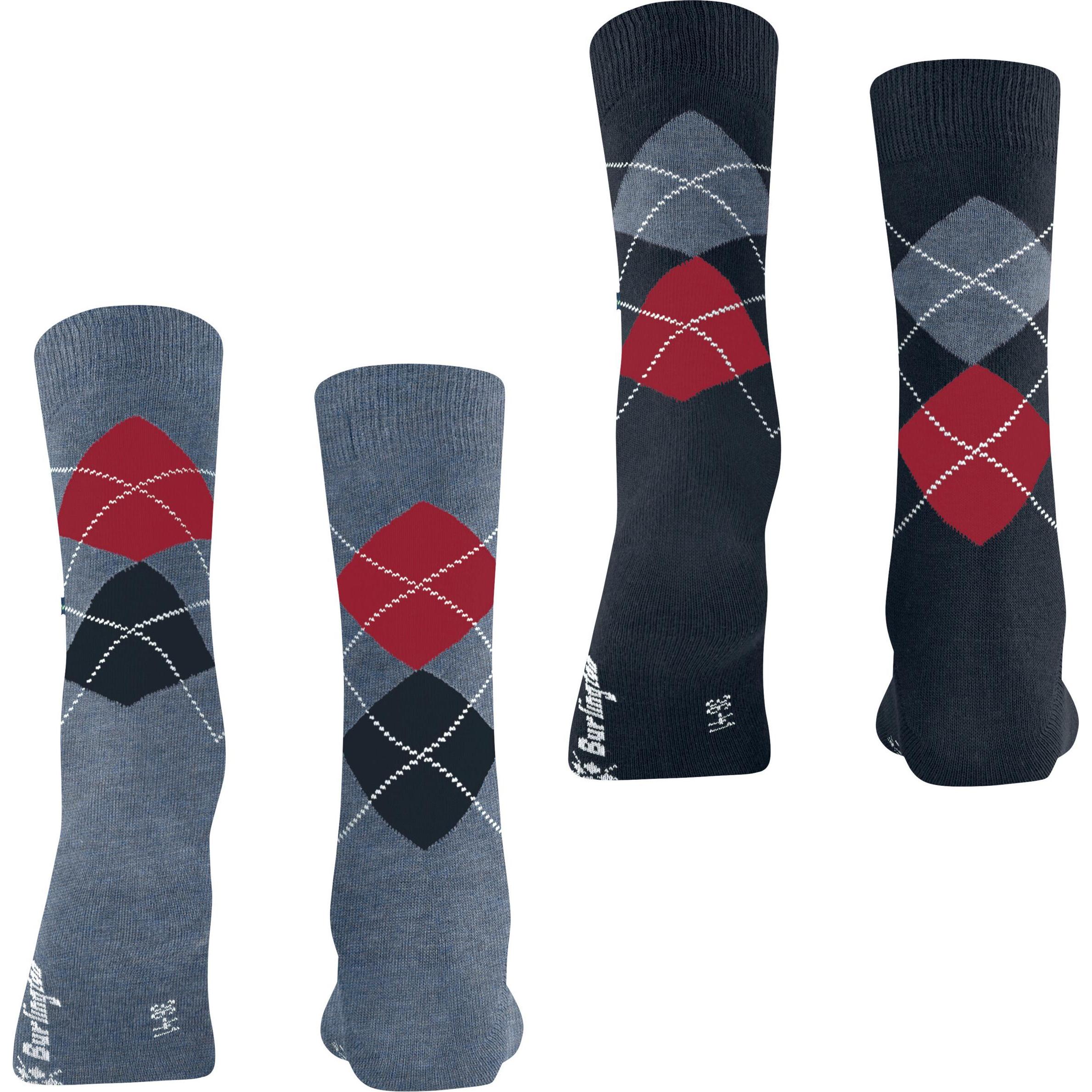 Thumbnail - Burlington, Damen, Socken, Socken Casual Bequem sitzend, Mehrfarbig, (2er Pack, 36 - 41)