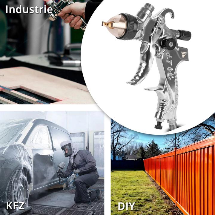 Actual product image Stahlwerk HVLP spray gun SG-250 ST spray gun with 650 ml flow cup