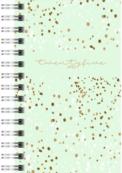 Produktbild rido/idé 7011104015 Taschenkalender Modell Timing 3 (2025) 'Confetti'| 2 Seiten = 1 Woche| A7| (Deutsch)