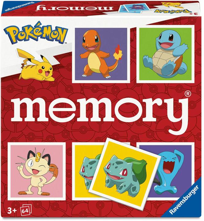 Image du produit Ravensburger memory® Pokémon - Gesellschaftsspiel & Brettspiel ab 3 Jahre (Allemand, Espagnol, Français, Néerlandais, Russe, Italien, Portugais, Anglais)