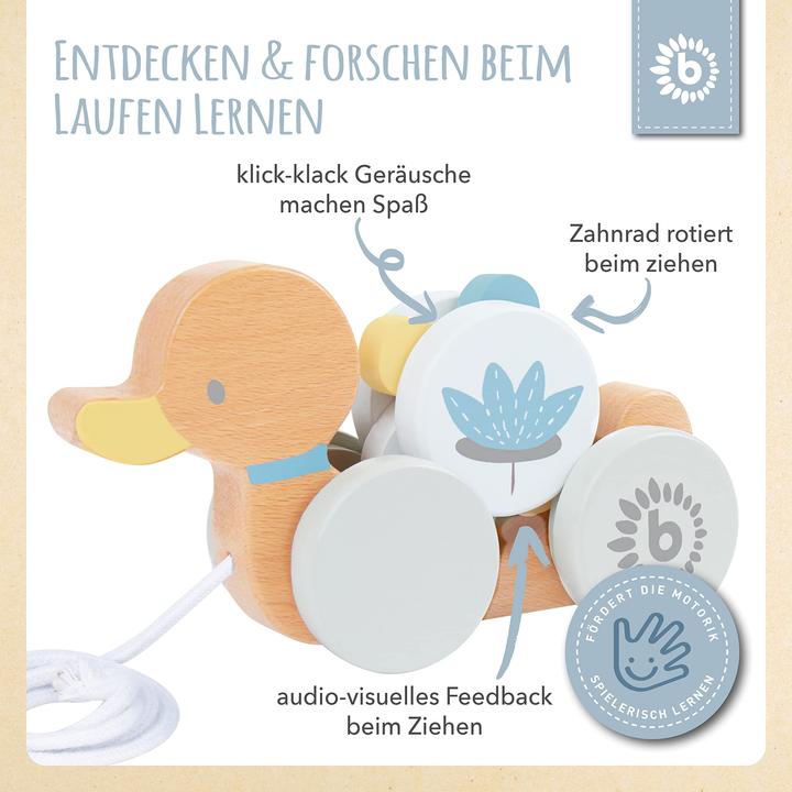 Actual product image Bieco Pull-along toy duck