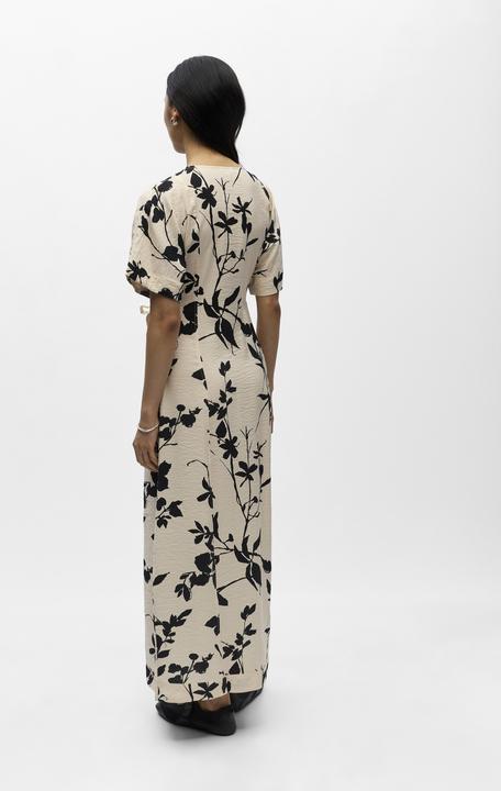 Image du produit Object Kurzärmeliges Wickel Maxikleid (40)