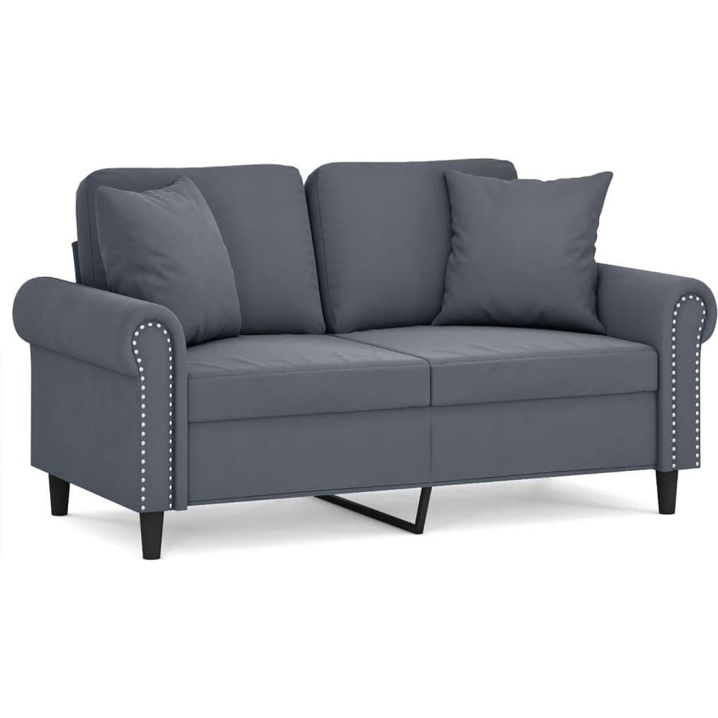 VidaXL, Sofa, 10-tlg. Garten-Lounge-Set mit Kissen (2-Sitzer)