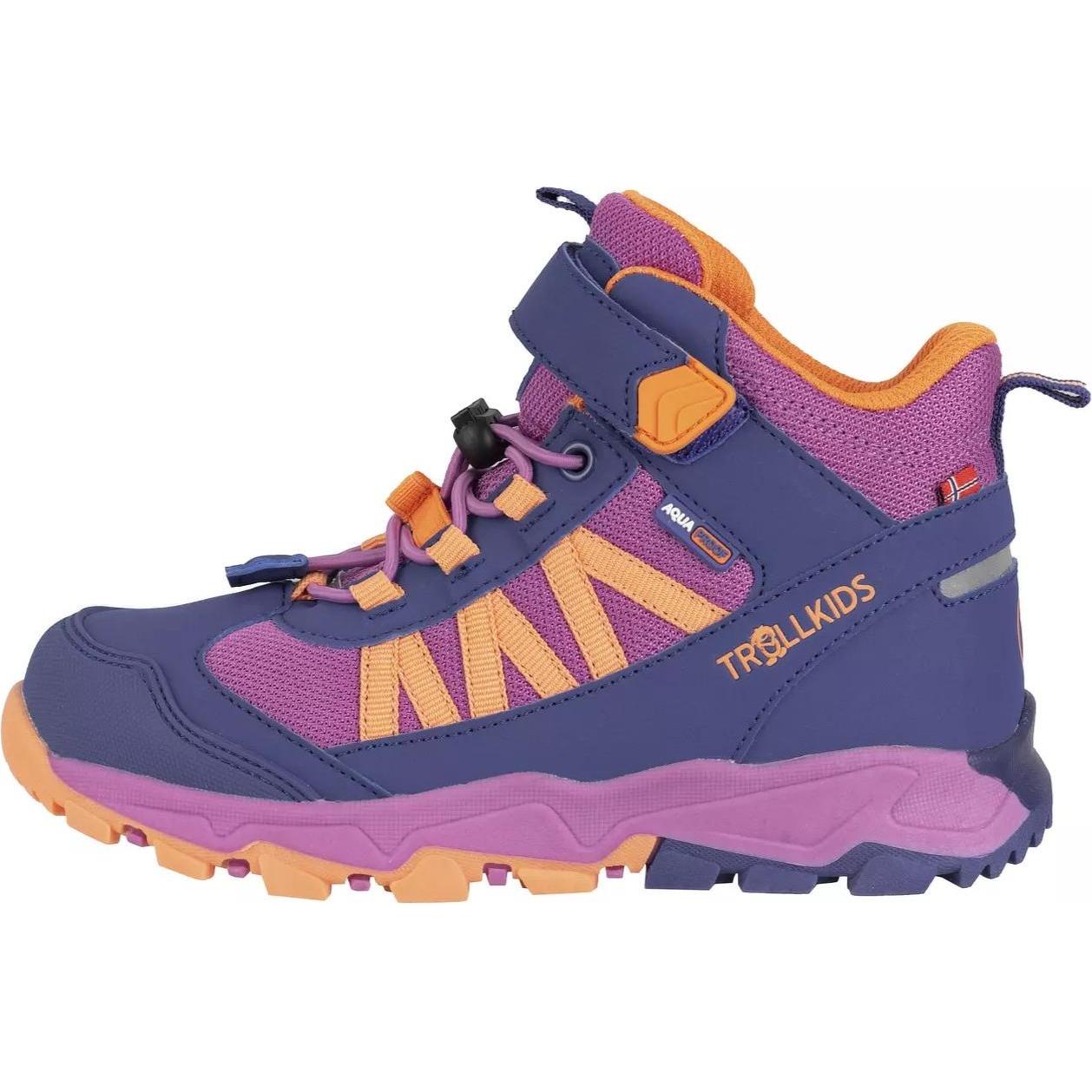 Trollkids, Unisex, Wanderschuhe, Kid's Tronfjell Hiker Mid (38), Blau