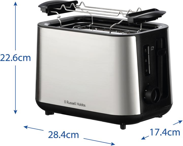 Actual product image Russell Hobbs Heaton toaster
