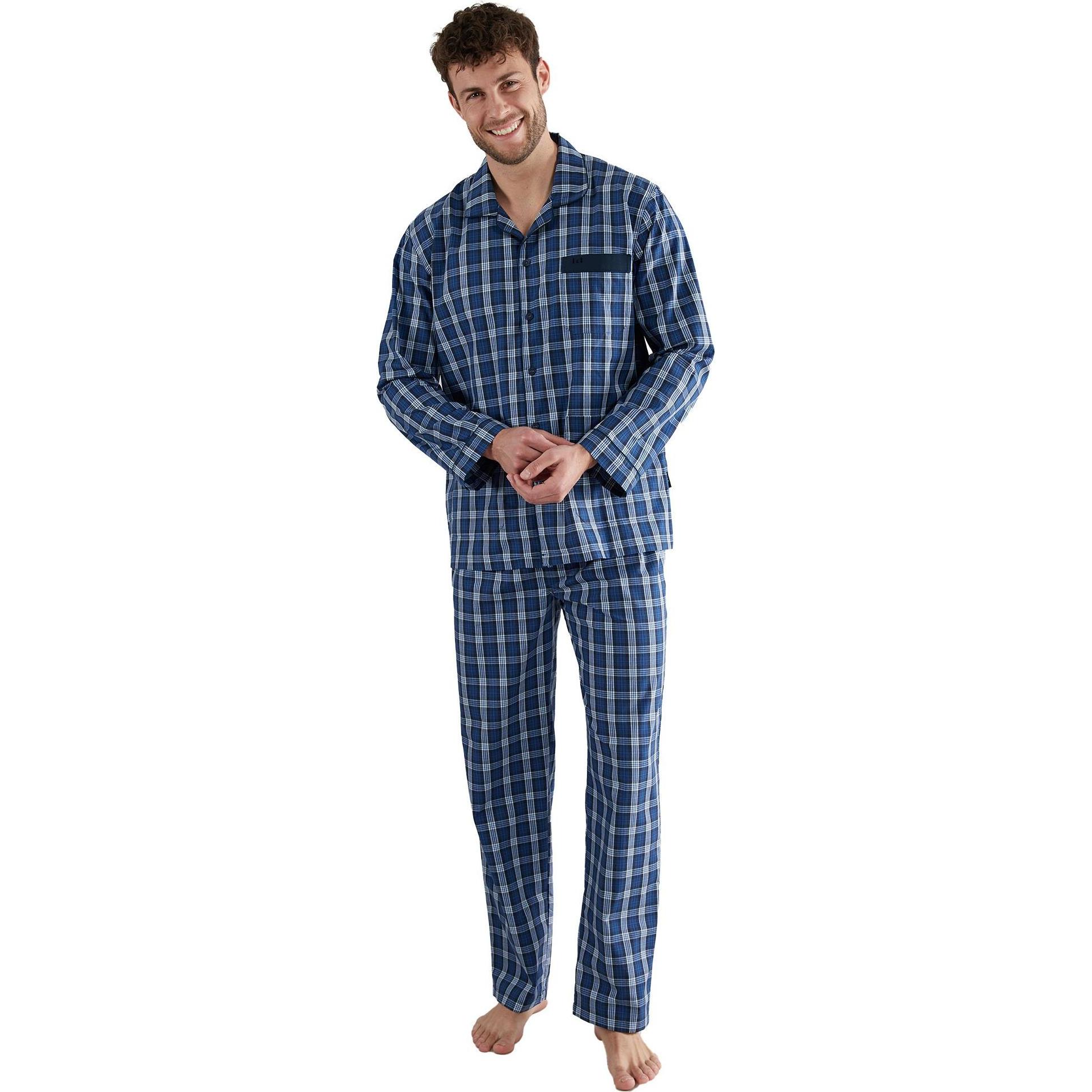 Thumbnail - Götzburg, Herren, Pyjama, Pyjama Casual Bequem sitzend, Mehrfarbig, (M)