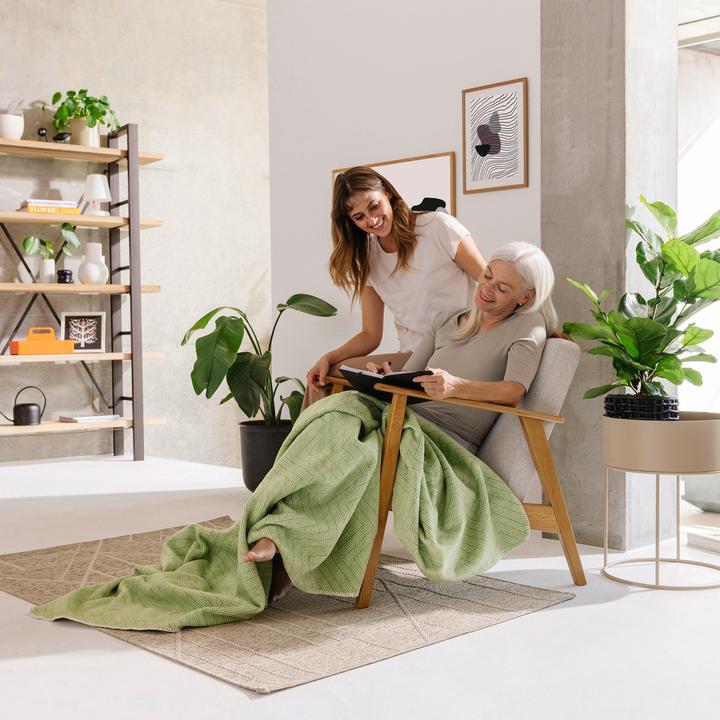 Actual product image Ibena Wohndecke "Nazca" (150x200 cm)