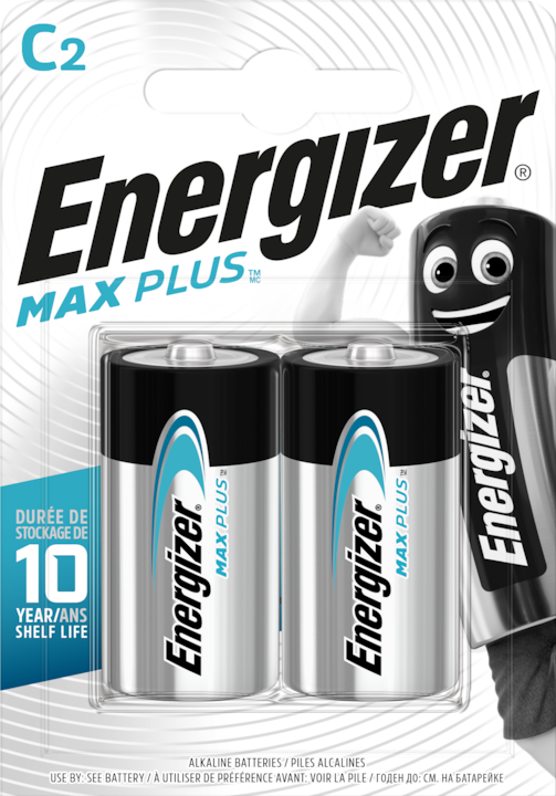 Energizer Max Plus Alcaline (2 pcs, C, 8000 mAh)