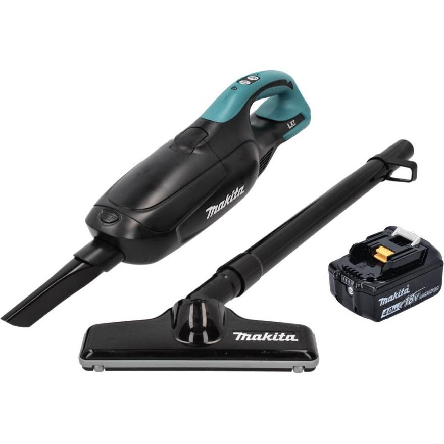 Thumbnail - Makita DCL 182 M1 B Akku Staubsauger 18 V Schwarz + 1x Akku 4,0 Ah - ohne Ladegerät, Staubsauger, Schwarz