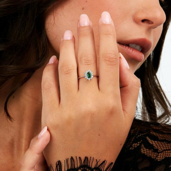 Produktbild Morellato Silver ring with zircons Tesori SAIW1550 - Circuit: 54 mm (54, 925 Silber)