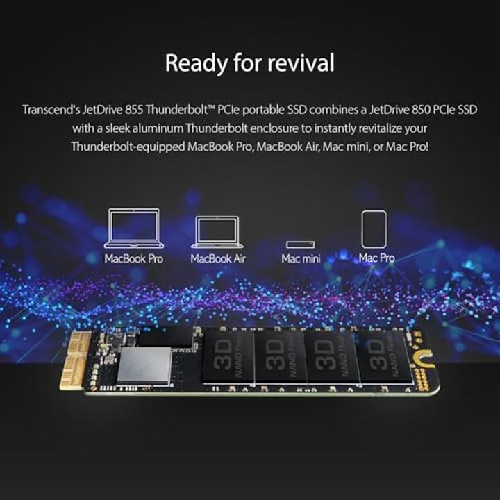 Actual product image Transcend JetDrive 855 (0.96 TB)