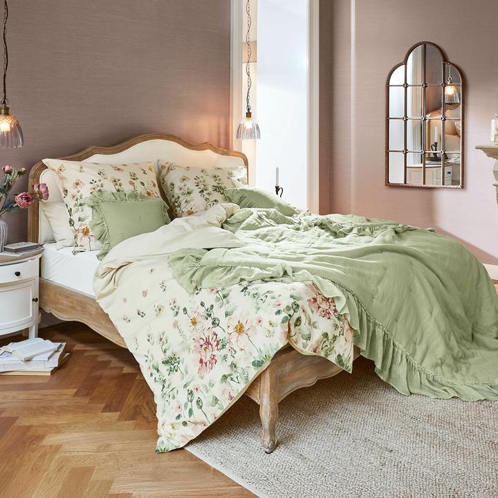 Image du produit Loberon Lit Serravalle marron/blanc