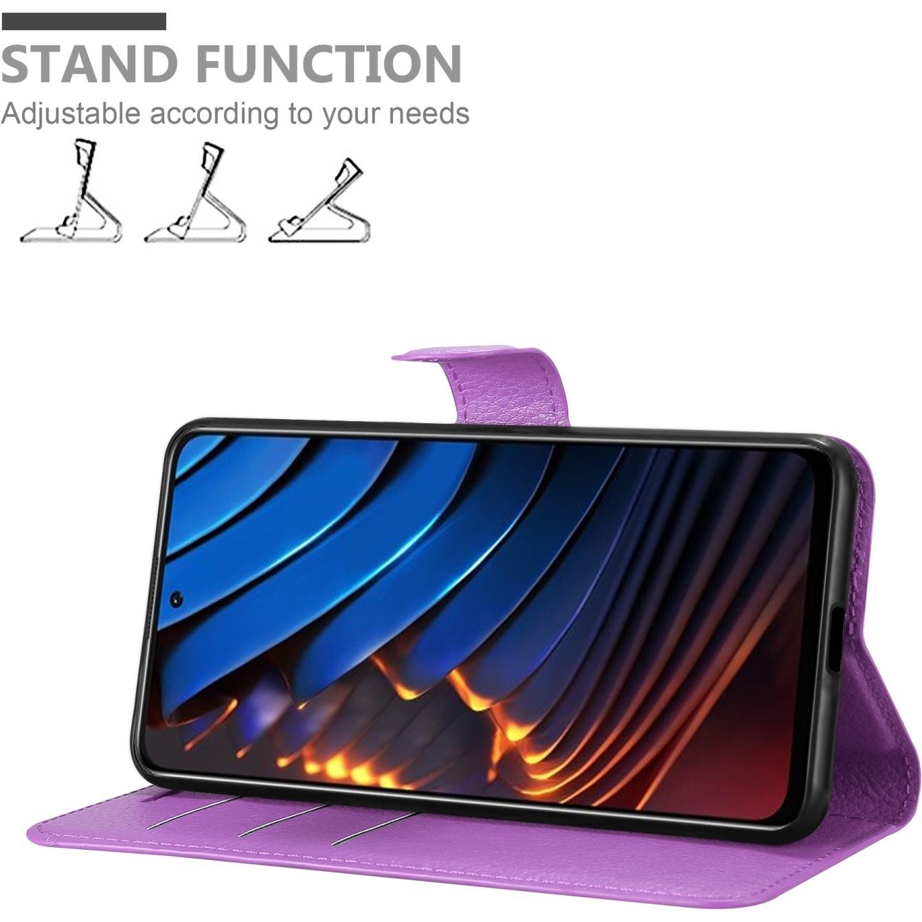 Thumbnail - Cadorabo Book Stand Hülle für Xiaomi POCO X3 GT (Xiaomi Poco X3 GT), Smartphone Hülle, Violett