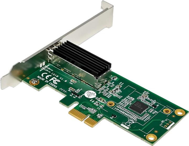 Actual product image InLine Gigabit network card, 1x SFP, PCIe x1, incl. low profile slot bracket (PCI-E x1)