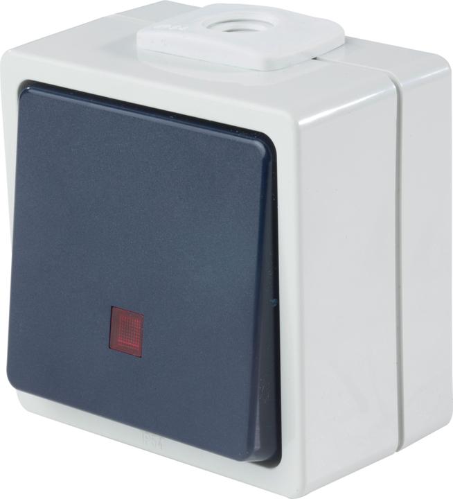 Actual product image As - Schwabe Surface-mounted illuminated pushbutton/closer Cable entries