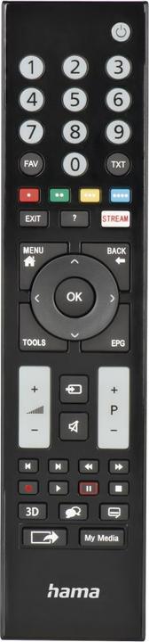 Image du produit Hama Télécommande universelle pour Grundig TVs, IR, apprentissage, touches lumineuses (Télécommande universelle, Infrarouge)