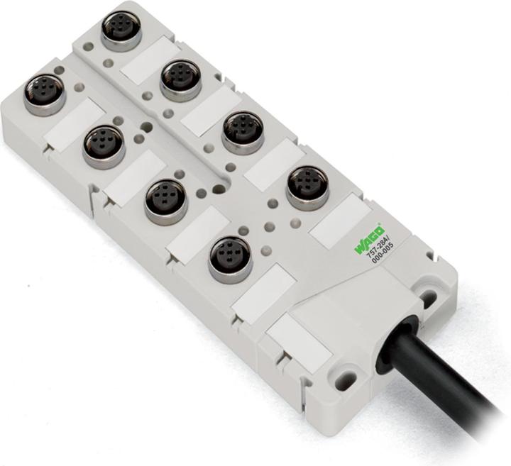Actual product image Wago Sensor/actuator box passive M12-Ver (Terminal strips)
