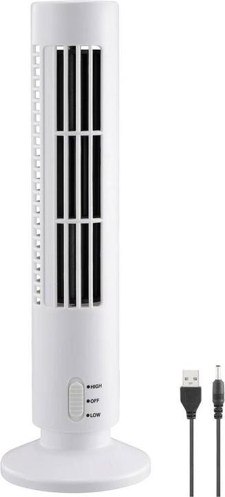 Produktbild Renkforce RF-USBF-690-WH USB-Ventilator (B x H x T) 105 x 335 x 105 mm