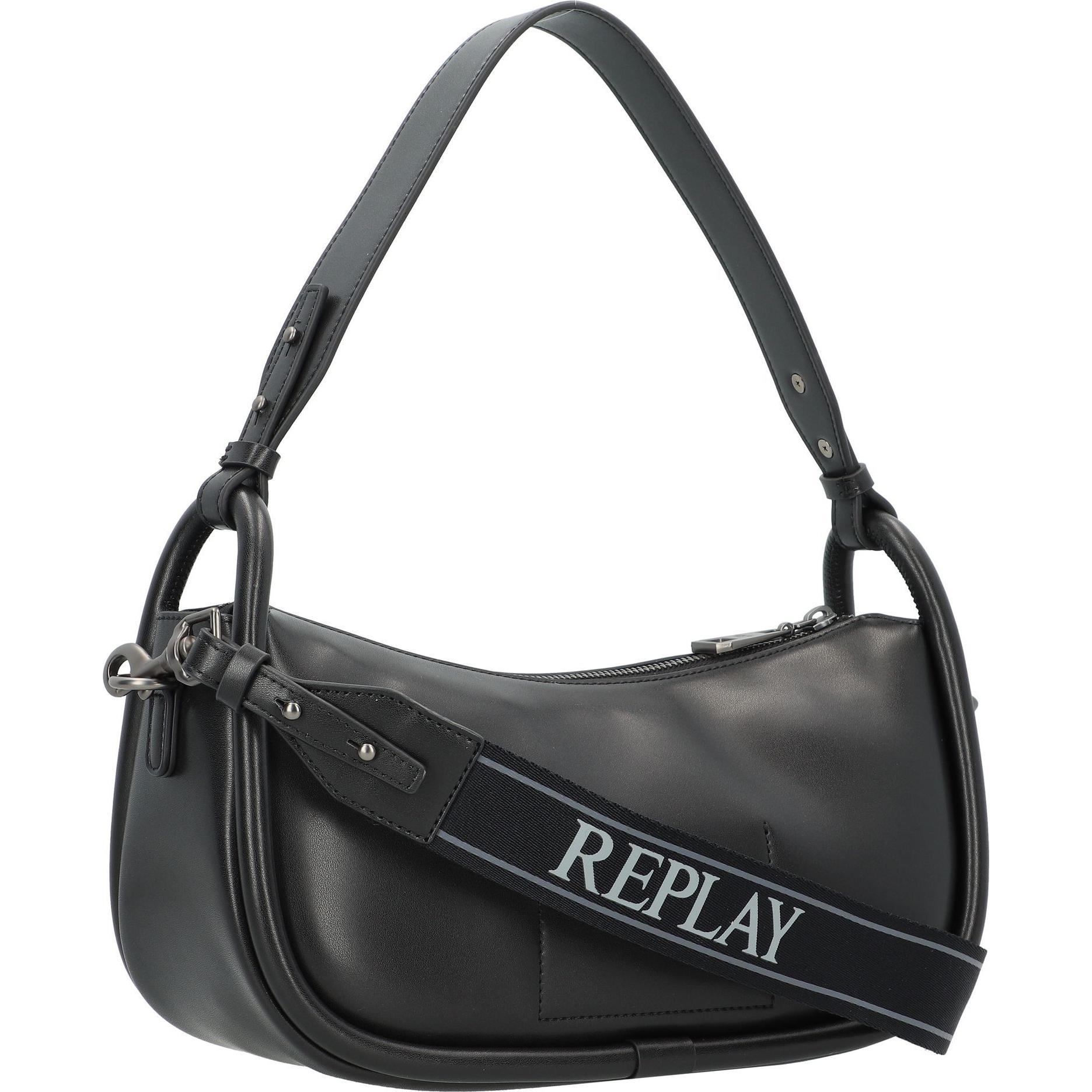 Thumbnail - Replay, Handtasche, Schultertasche 30 cm, Schwarz