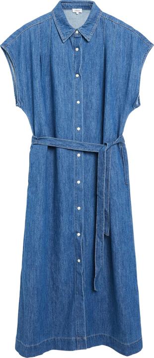 Produktbild s.Oliver Midi-Denimkleid mit Hemdkragen und Textilgürtel (34)