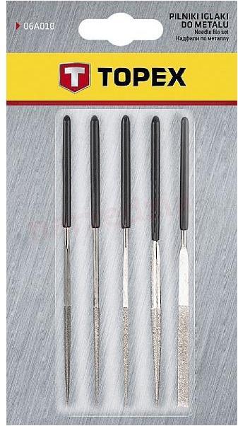 Image du produit Topex 06 A000 Diamant 5 Limes Curiosités (140 mm)