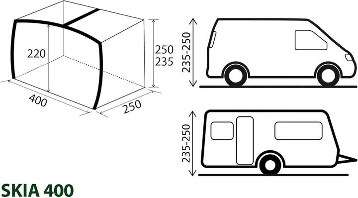 Immagine prodotto Brunner Skia 400 Aerocampin (Tenda, 15.50 kg)