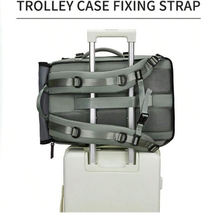 Actual product image Only-Bags.Store Waterproof 40.64 Cm business laptop backpack, travel backpack with separate shoe bag, outdoor