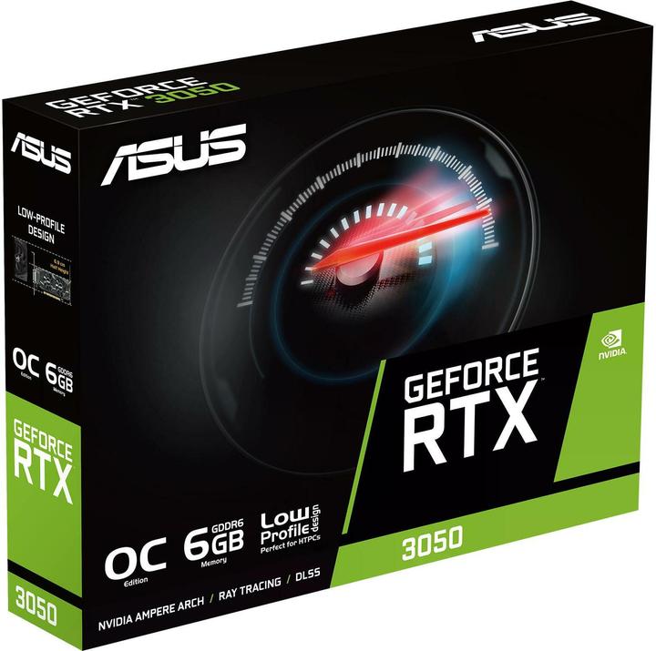 Productafbeelding ASUS RTX 3050 6GB OC W/LP (6 GB)