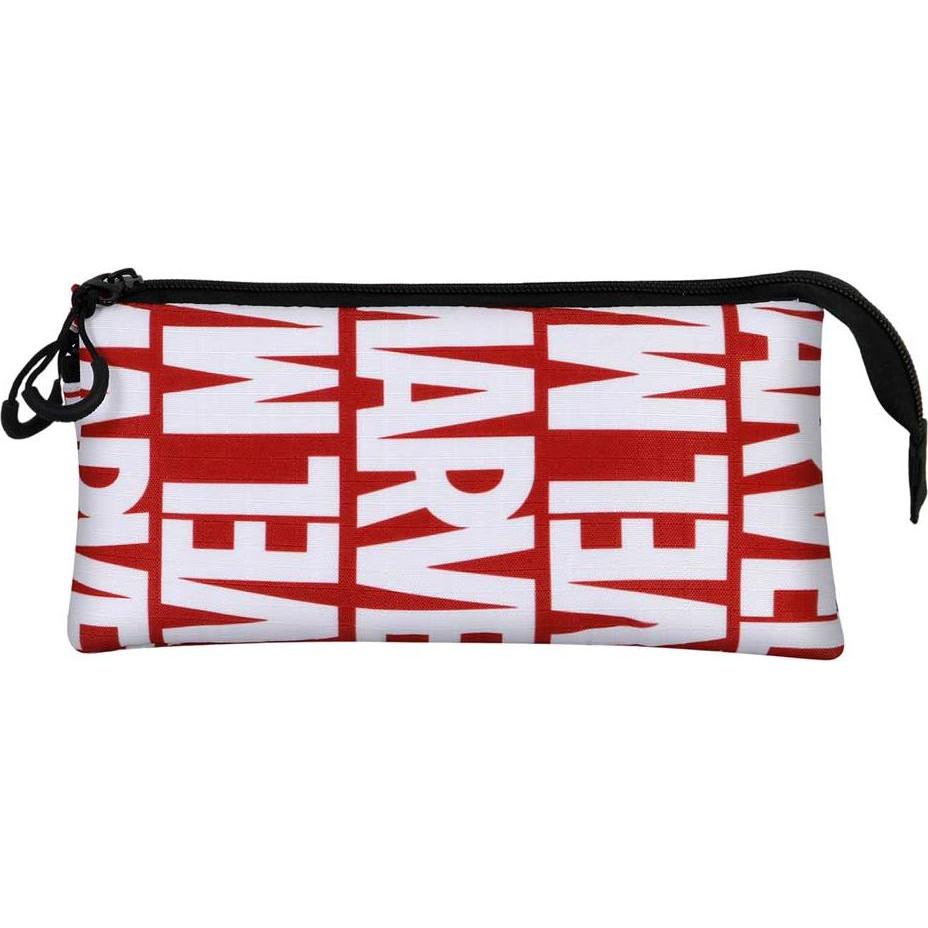 Thumbnail - Karactermania, Etui, MARVEL - Logo - Trousse Triple Eco '23x11x7cm'