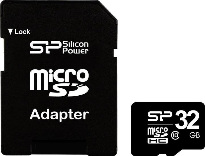 Immagine prodotto Silicon Power SP032GBSTH010V10-SP (32 GB, microSDHC, U1, UHS-I)