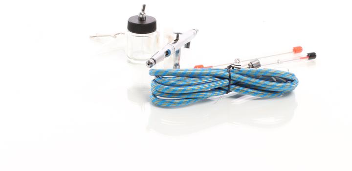 Produktbild Wiltec Airbrushpistole Spritzpistole Druckluft Typ 182K 0,3 0,5 0,8 mm Düsen Double