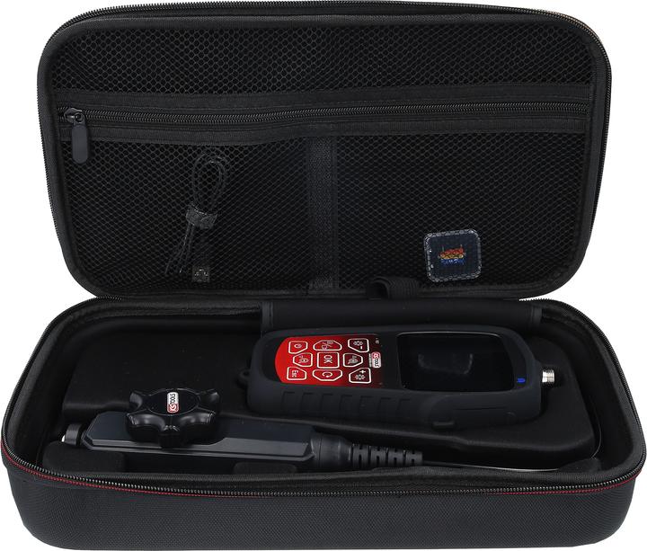 Actual product image KS Tools HD videoscope set with Ø 3.9 mm 180° and 0° HD front camera probe, flexible PVC sheath, 3-piece