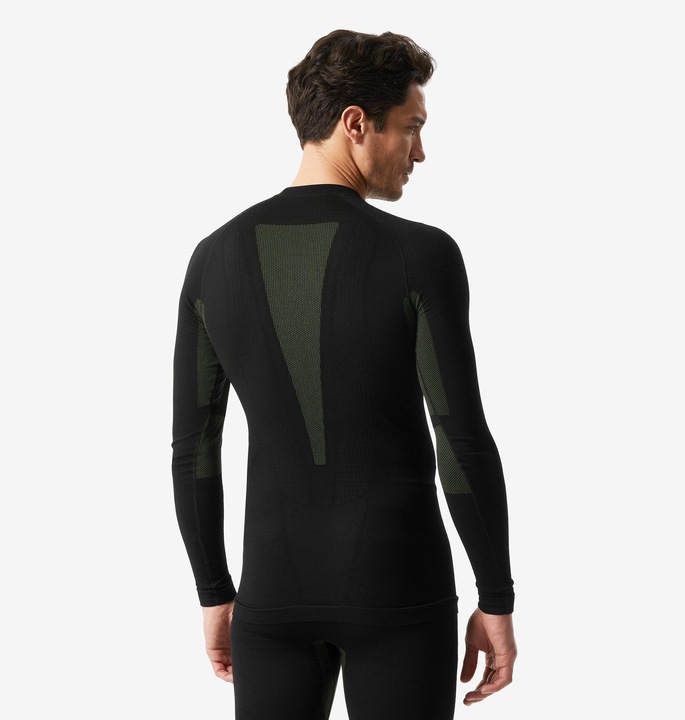 Produktbild Wedze Skiunterwäsche Funktionsshirt Herren Seamless - BL500 I-Soft schwarz/khaki (L)