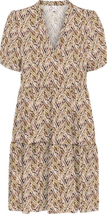 Beige Bedruckt, Dull Gold