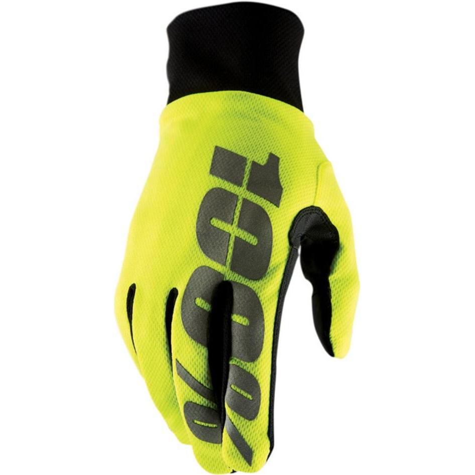 100%, Herren, Handschuhe, Hydromatic Waterproof Gloves, Gelb, (S)