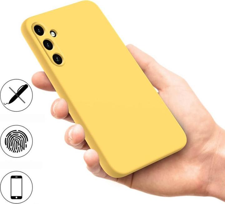 Produktbild Cover-Discount Galaxy A15 - Silikon Gummi Hülle gelb (Samsung Galaxy A15)