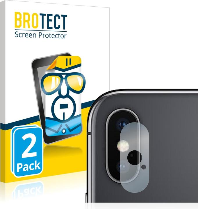 Actual product image BROTECT Screen Protector Clear (2 Piece, Apple iPhone XS)