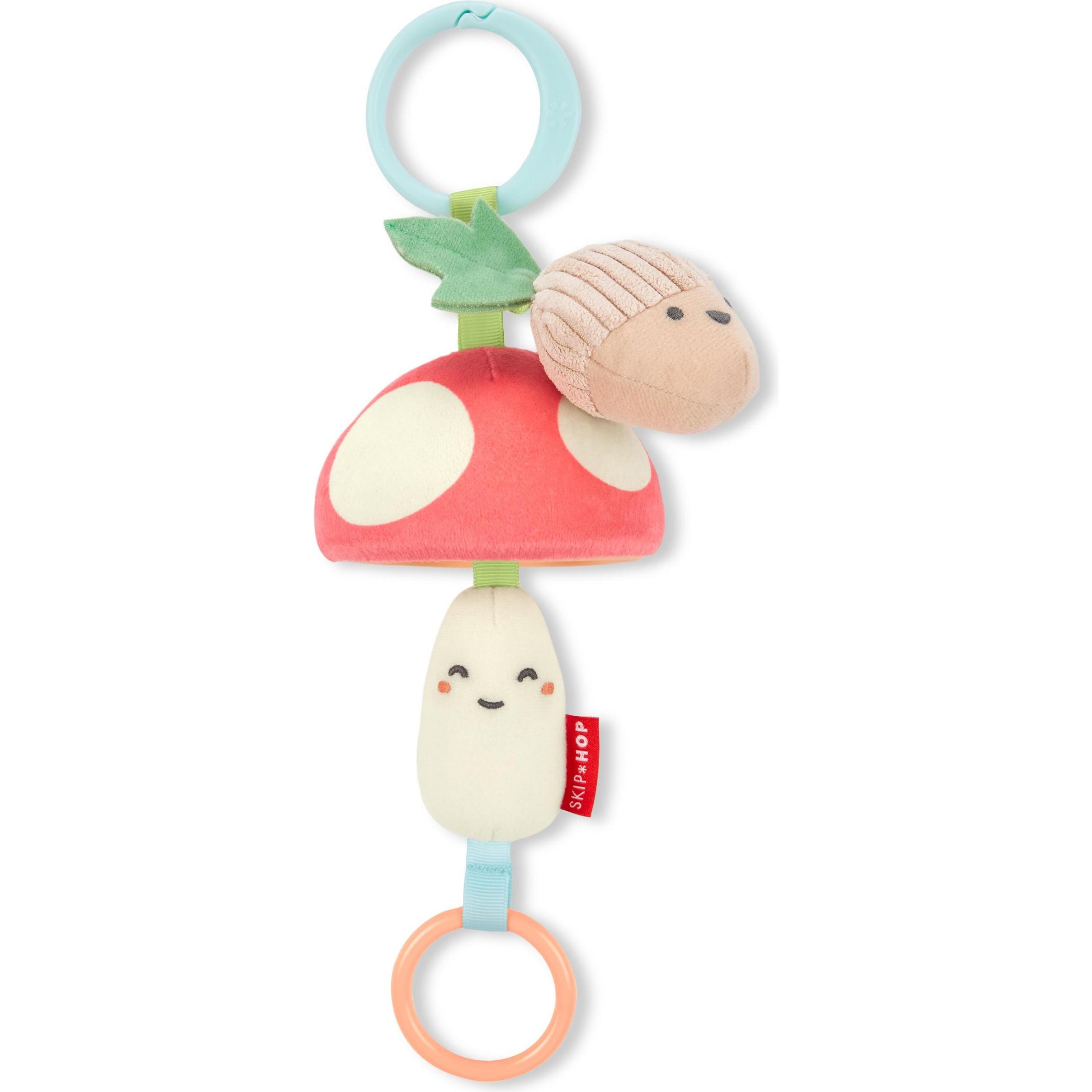 Skiphop, Kinderwagenspielzeug, Farmstand Mushroom Stroller Toy