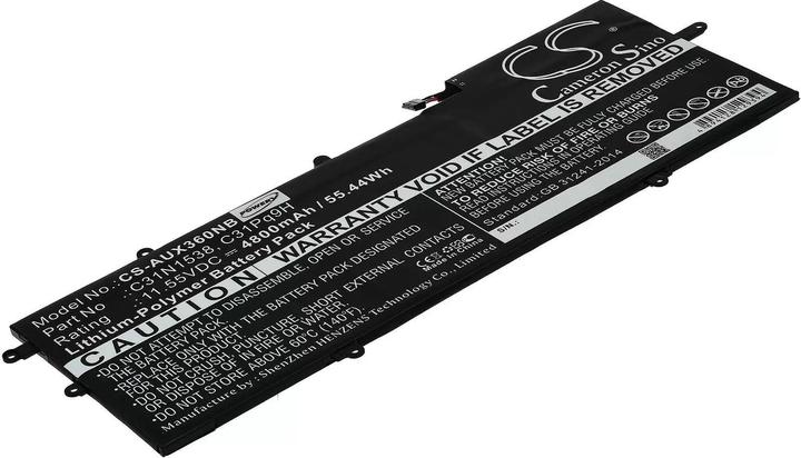 Actual product image AccuCell Battery for Laptop Asus ZenBook Flip UX360 / UX360UA / Type C31N1538 - 11,55V - 4800 mAh (4800 mAh)
